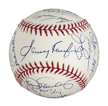 Cy Young Award Winners Multi-Signed Baseball (24 Signatures Incl Koufax) (PSA/DNA)